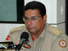 Major Marcelo Lins, comandante do CB